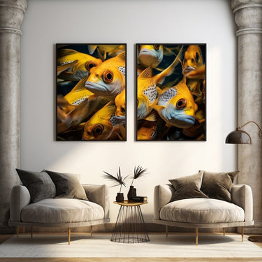 Yellow Fish Painting